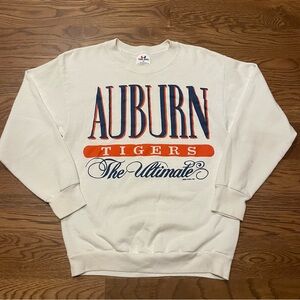 VTG Auburn University Tigers Sweatshirt Size Medium 90s USA Made Tee Jays